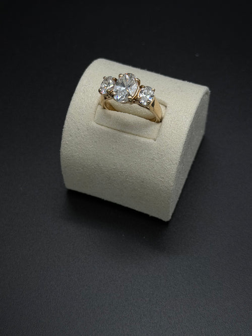 14k Lab diamond 2.11ct