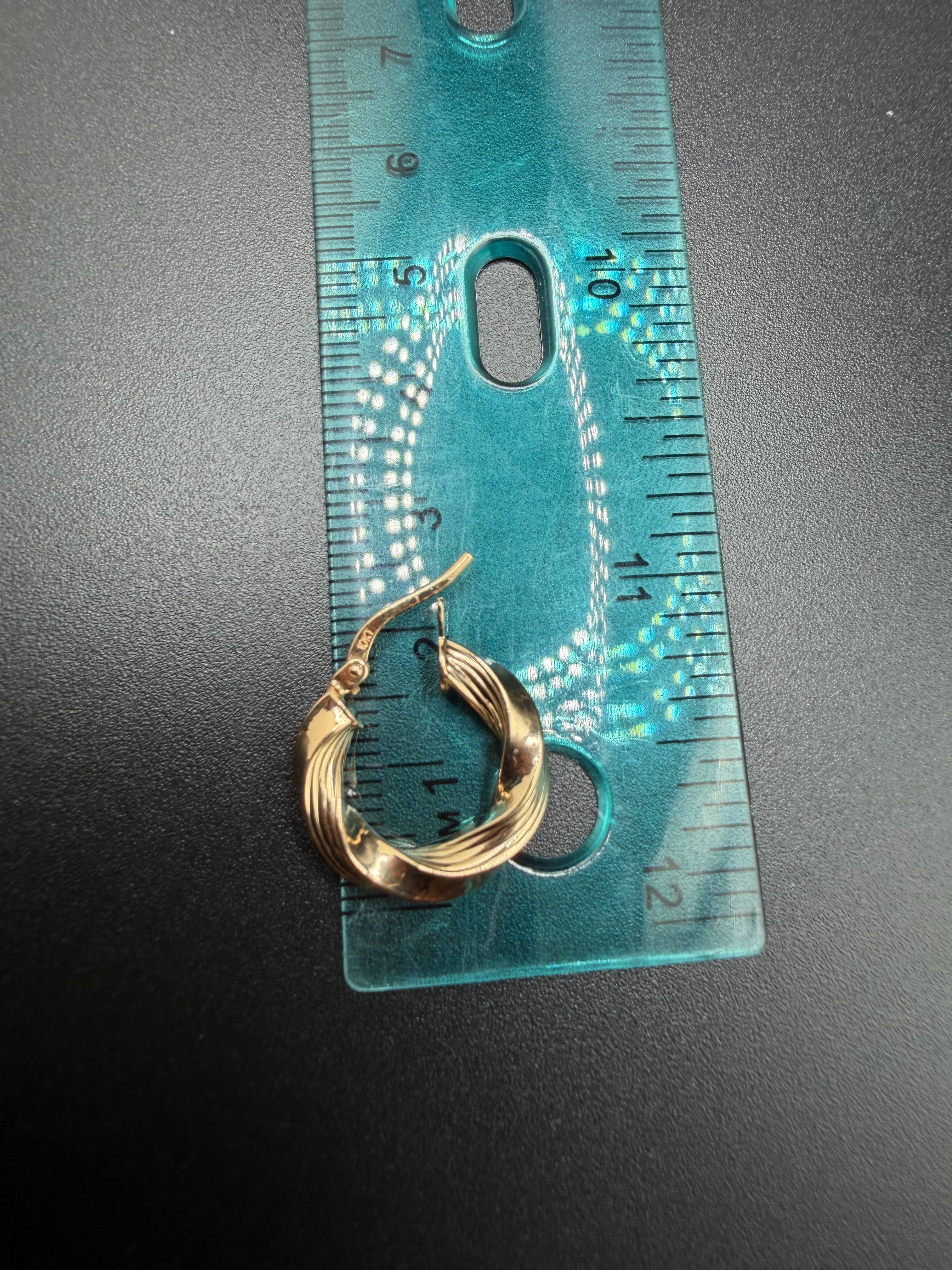 Argollas de oro 10k